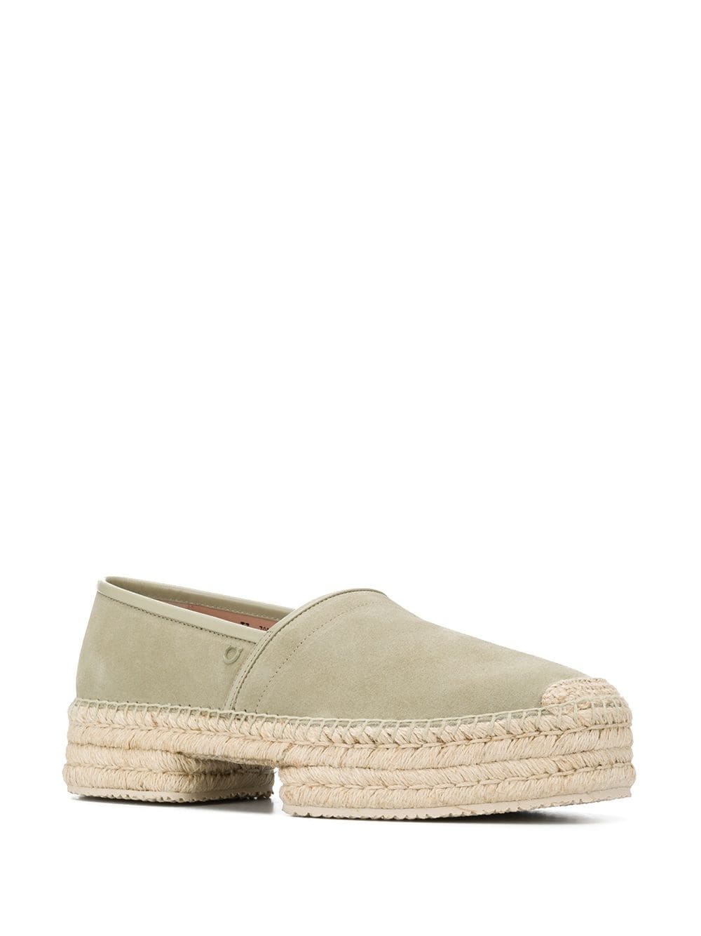 maxi sole leather espadrilles - 2