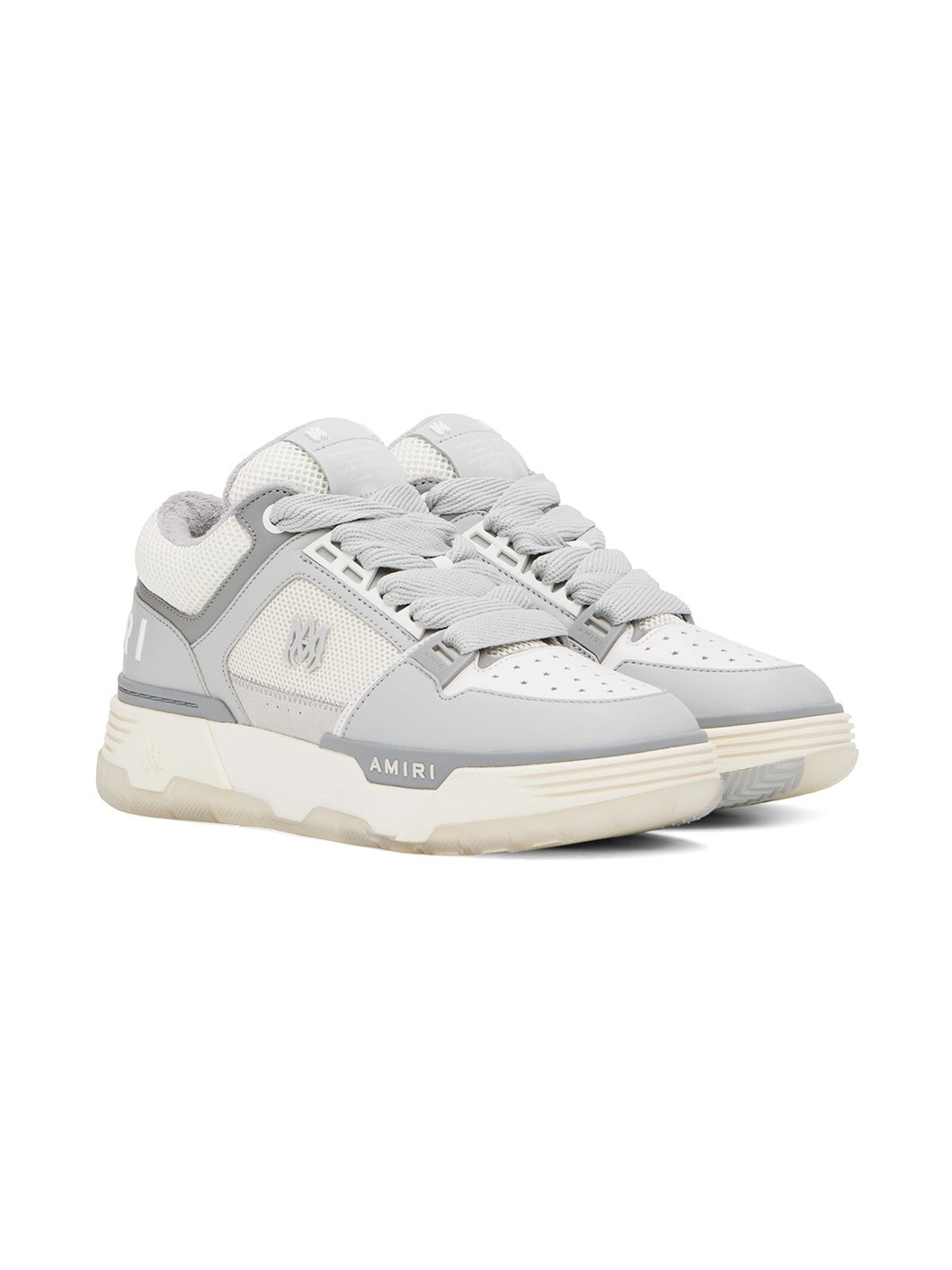 Gray & White MA-1 Sneakers - 4