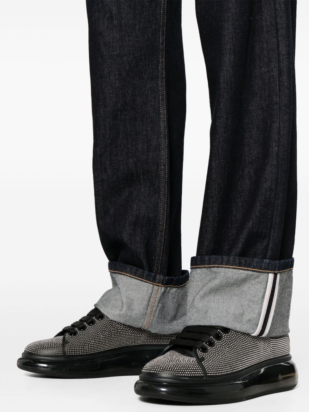 straight-leg cotton jeans - 5
