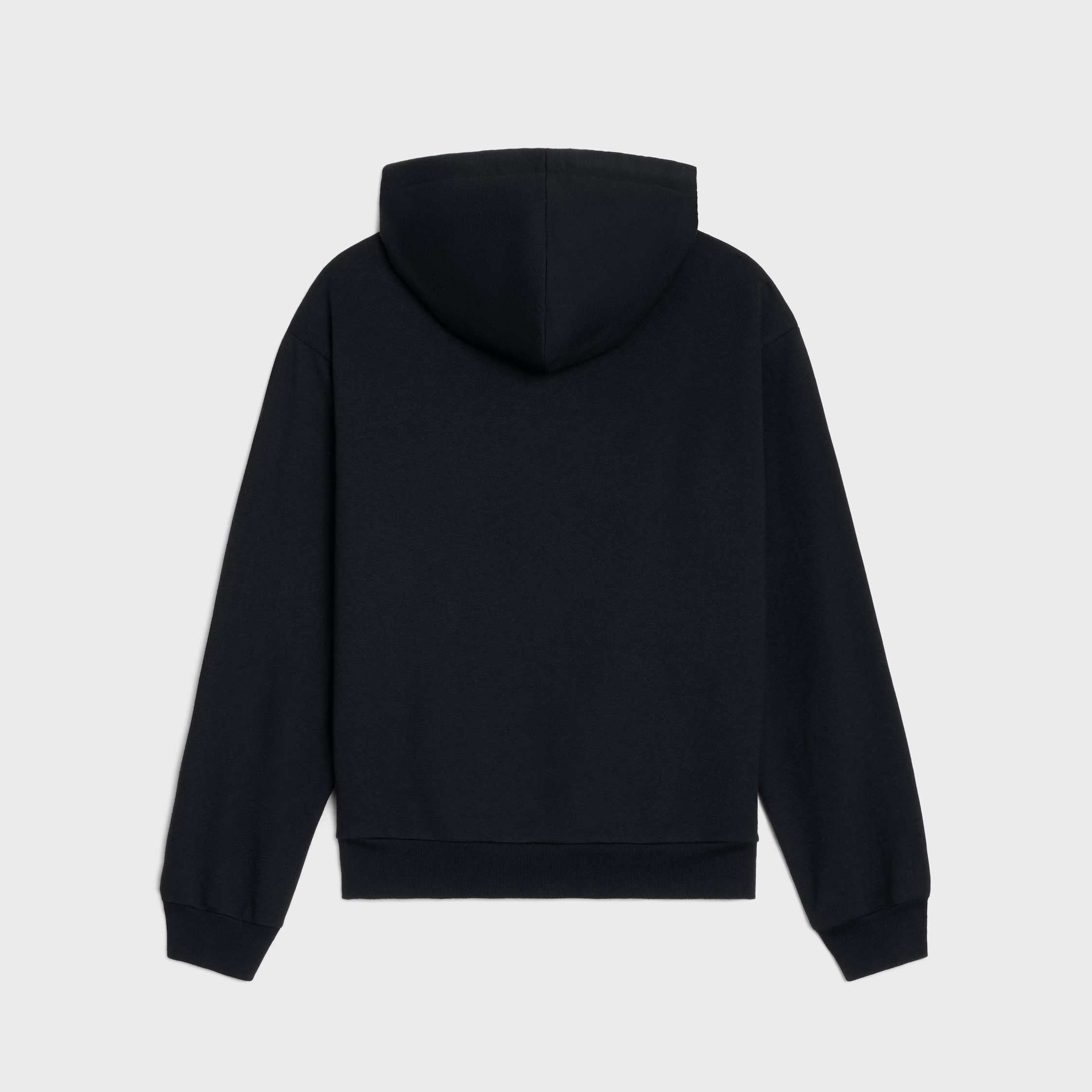 triomphe loose hoodie in cotton and cashmere - 2