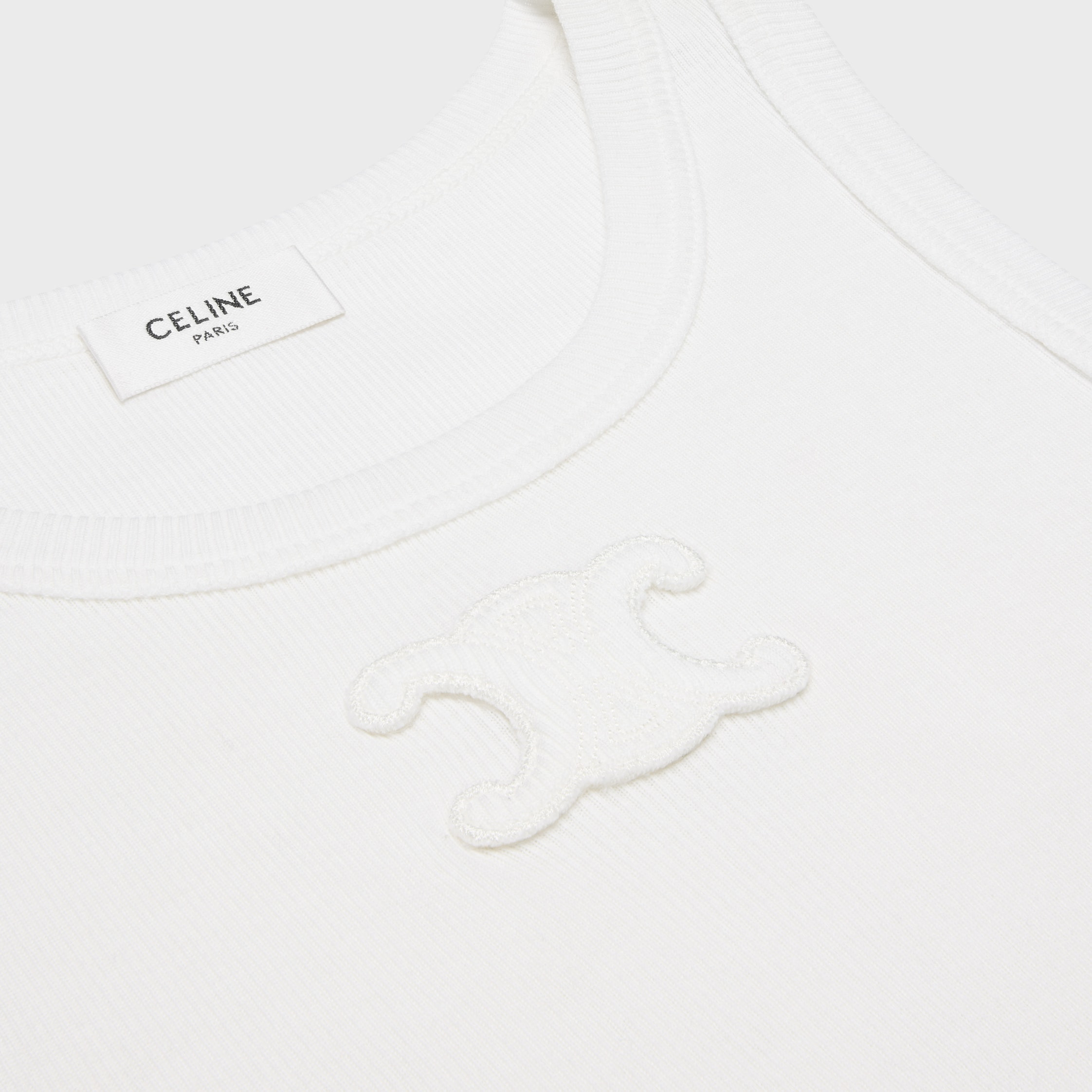 triomphe tank top IN ribbed cotton - 3