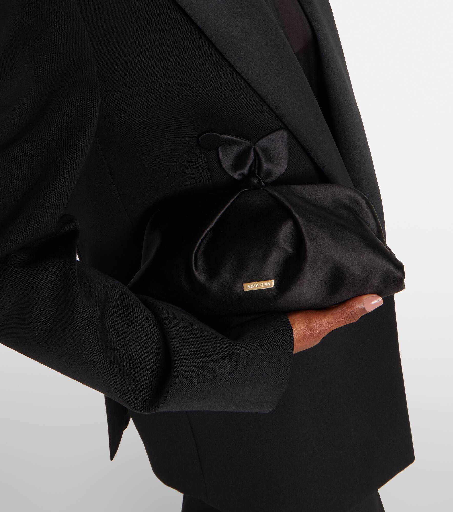 Bow Tie Small velvet clutch - 2