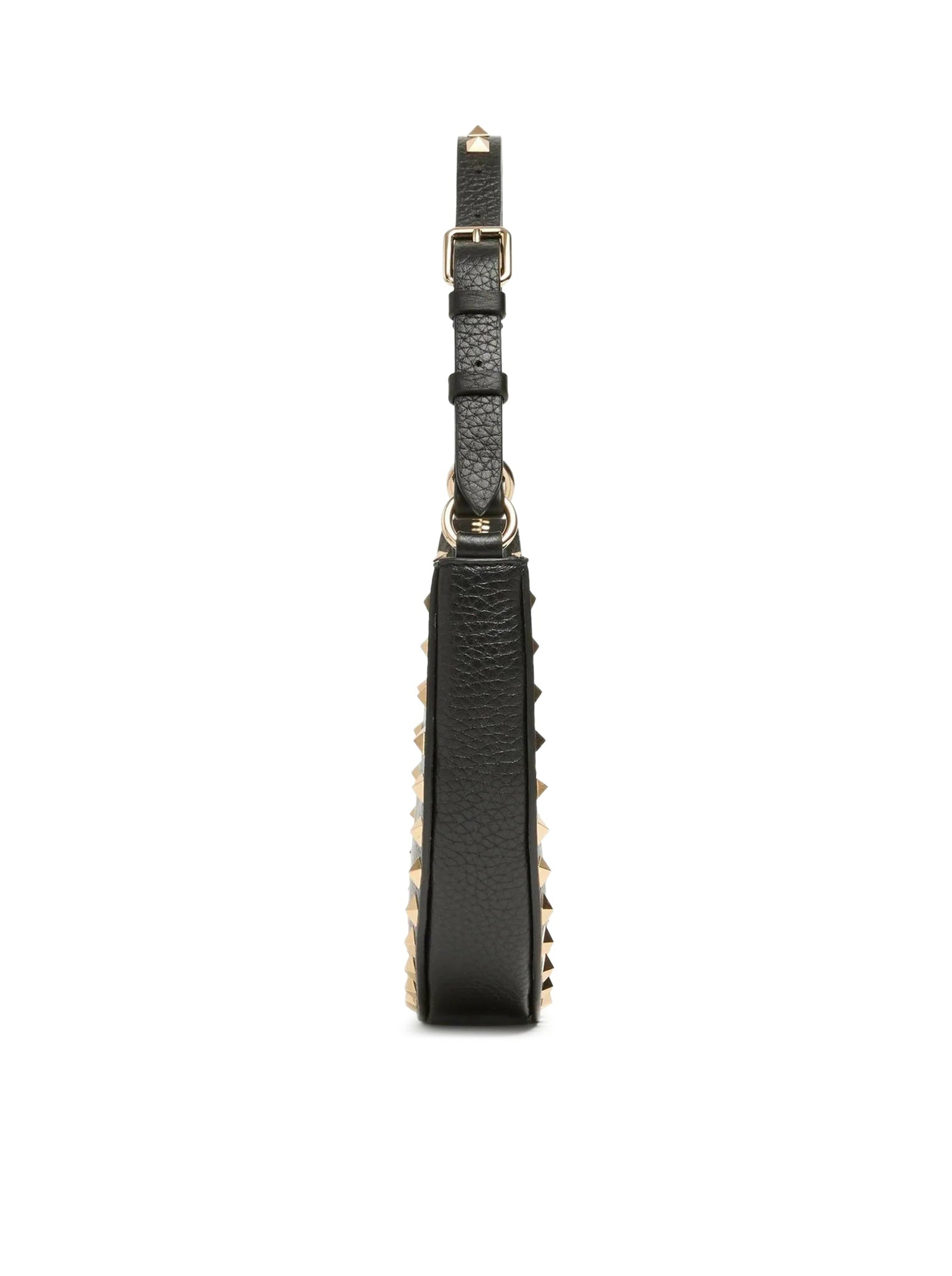 MINI HOBO BAG ROCKSTUD IN GARNET CALFSKIN - 3