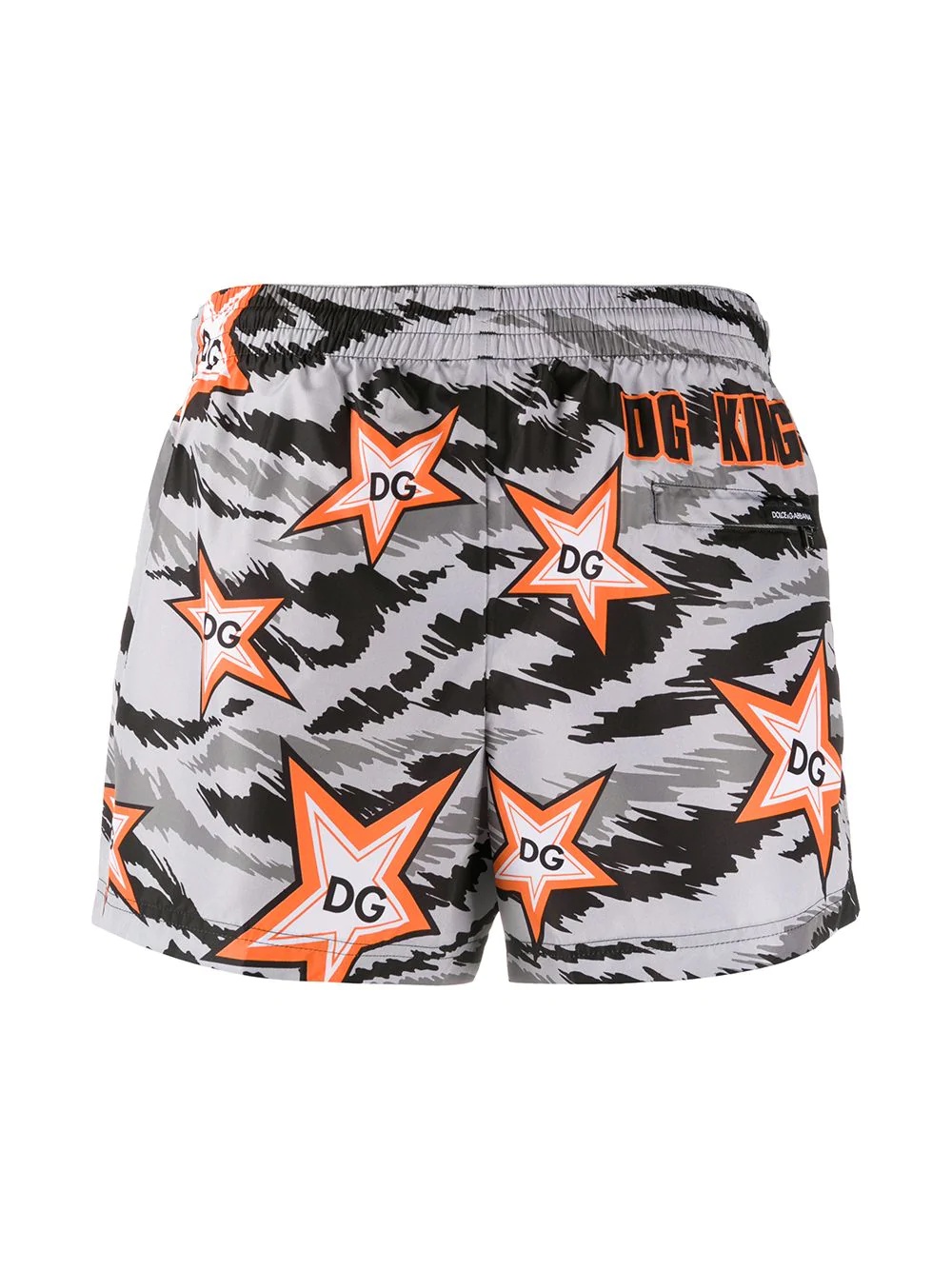 star pattern swim shorts - 2