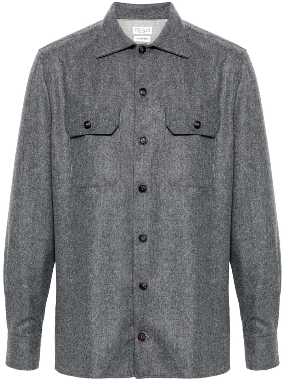mÃ©lange-effect shirt - 1