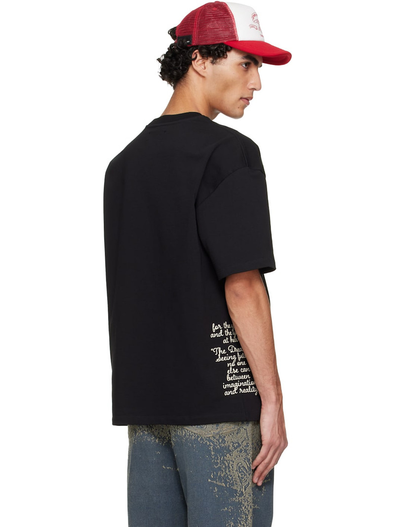 Black Varsity Patch Oversized T-shirt 3