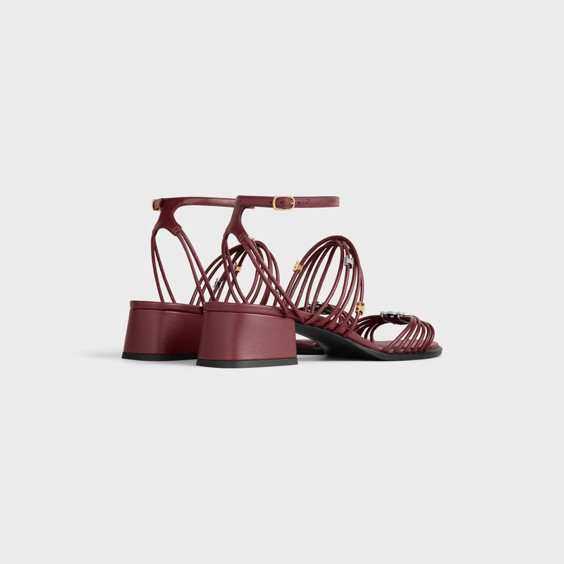 CELINE CLÉMENCE HEELED SANDAL IN GOATSKIN outlook