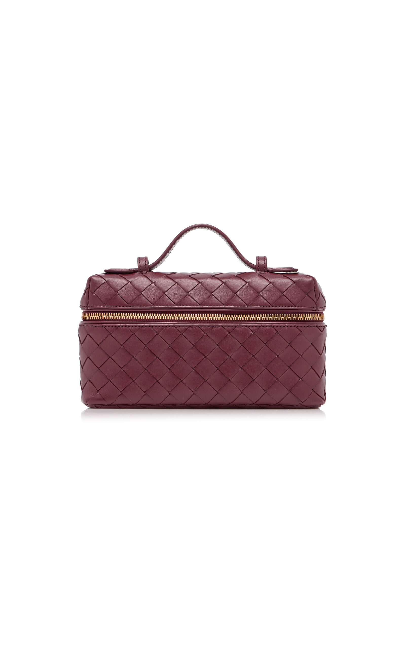Bang Bang Intrecciato Leather Vanity Case burgundy - 6