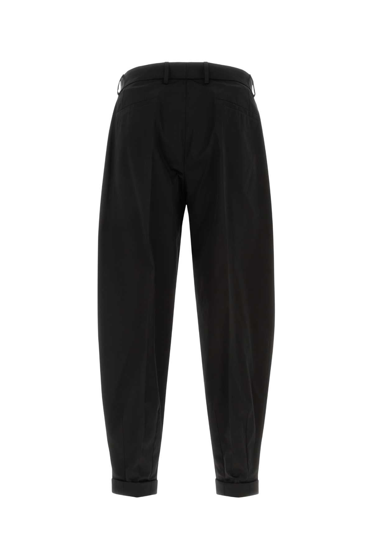 Dolce & Gabbana Men Black Stretch Gabardine Pant - 2