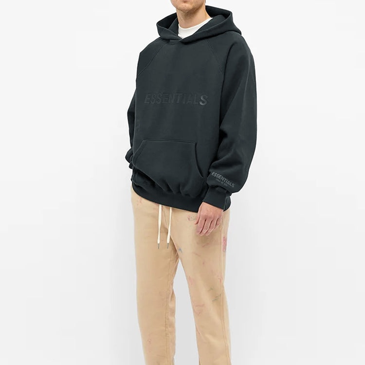 Fear of God Essentials FW20 SSENCE Logo Hoodie 'Dark Navy' 0192250500234041 - 3