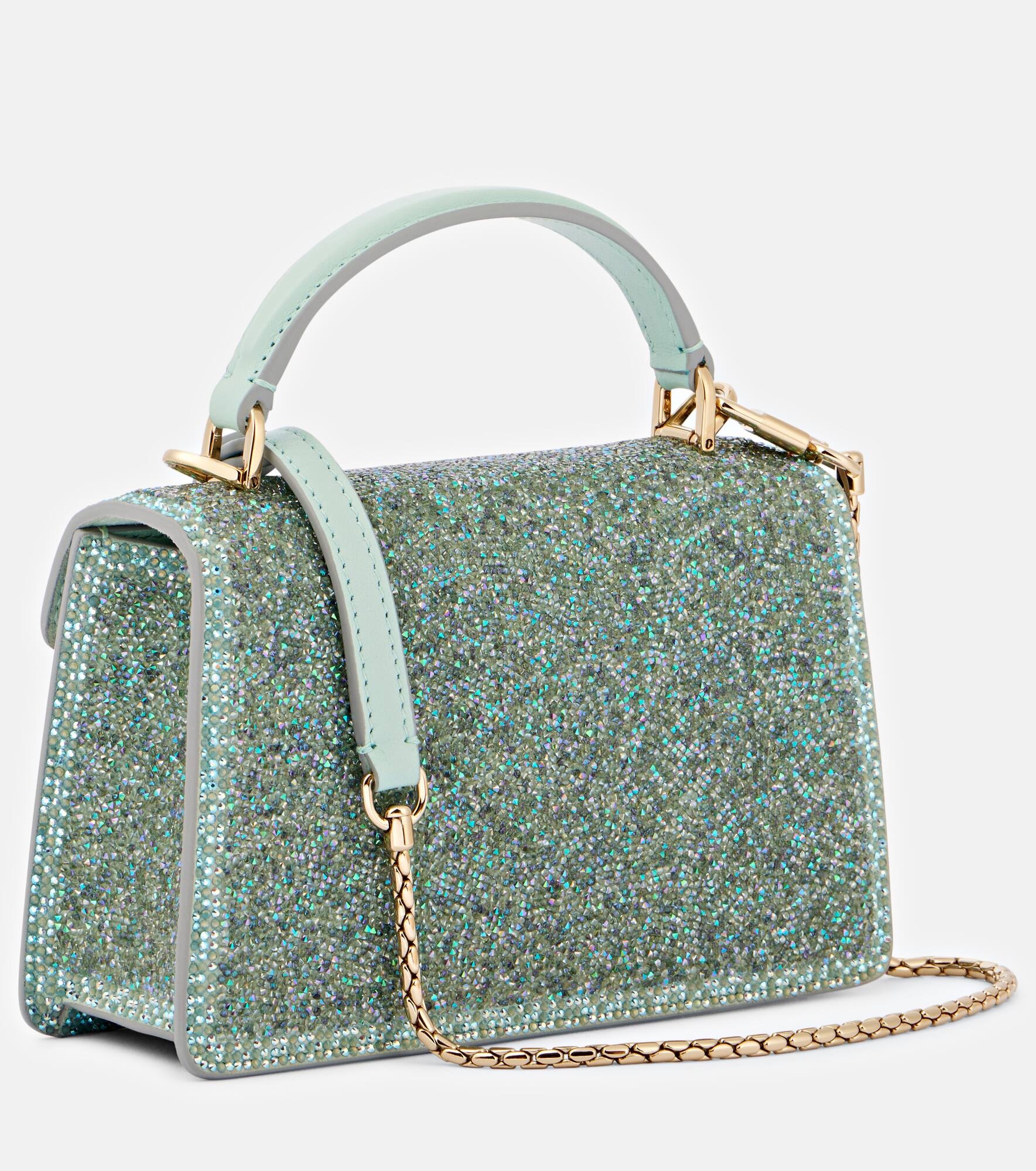 Serpenti Forever Mini suede tote bag - 4