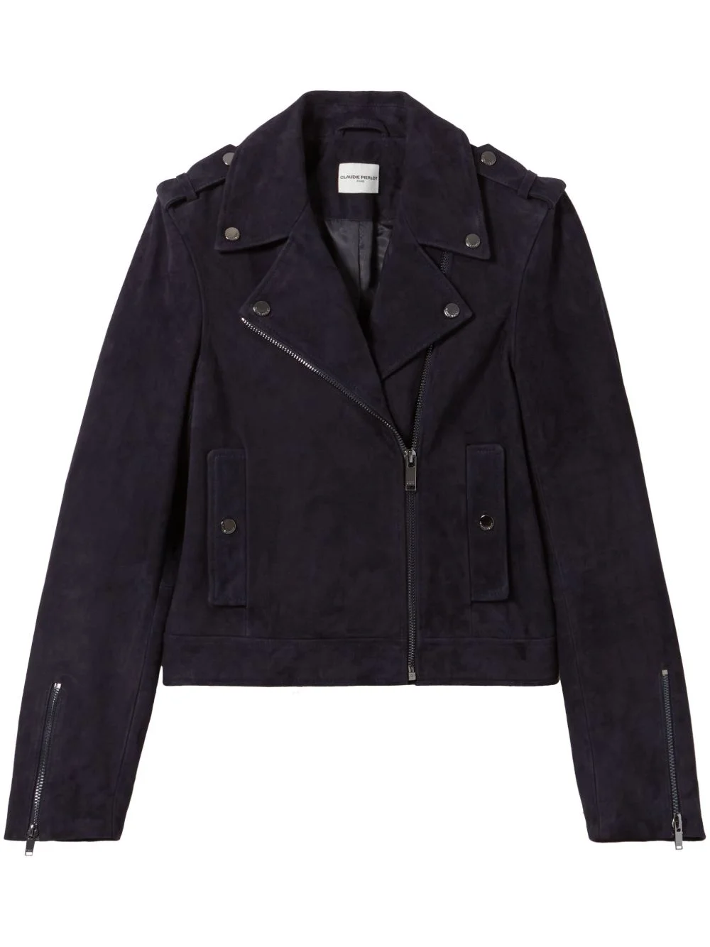 suede biker jacket - 1