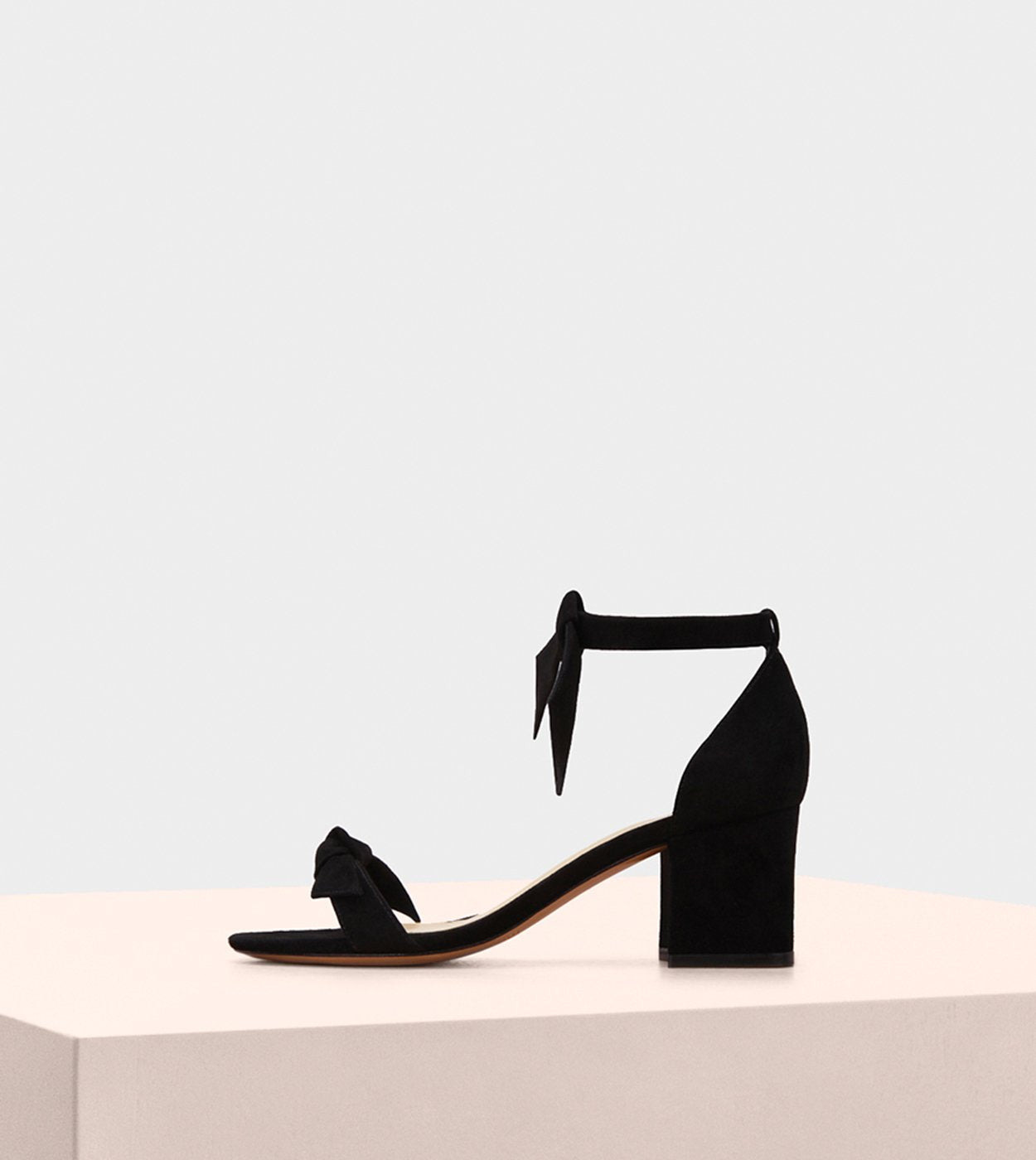 CLARITA BLOCK 60 SUEDE BLACK - 4