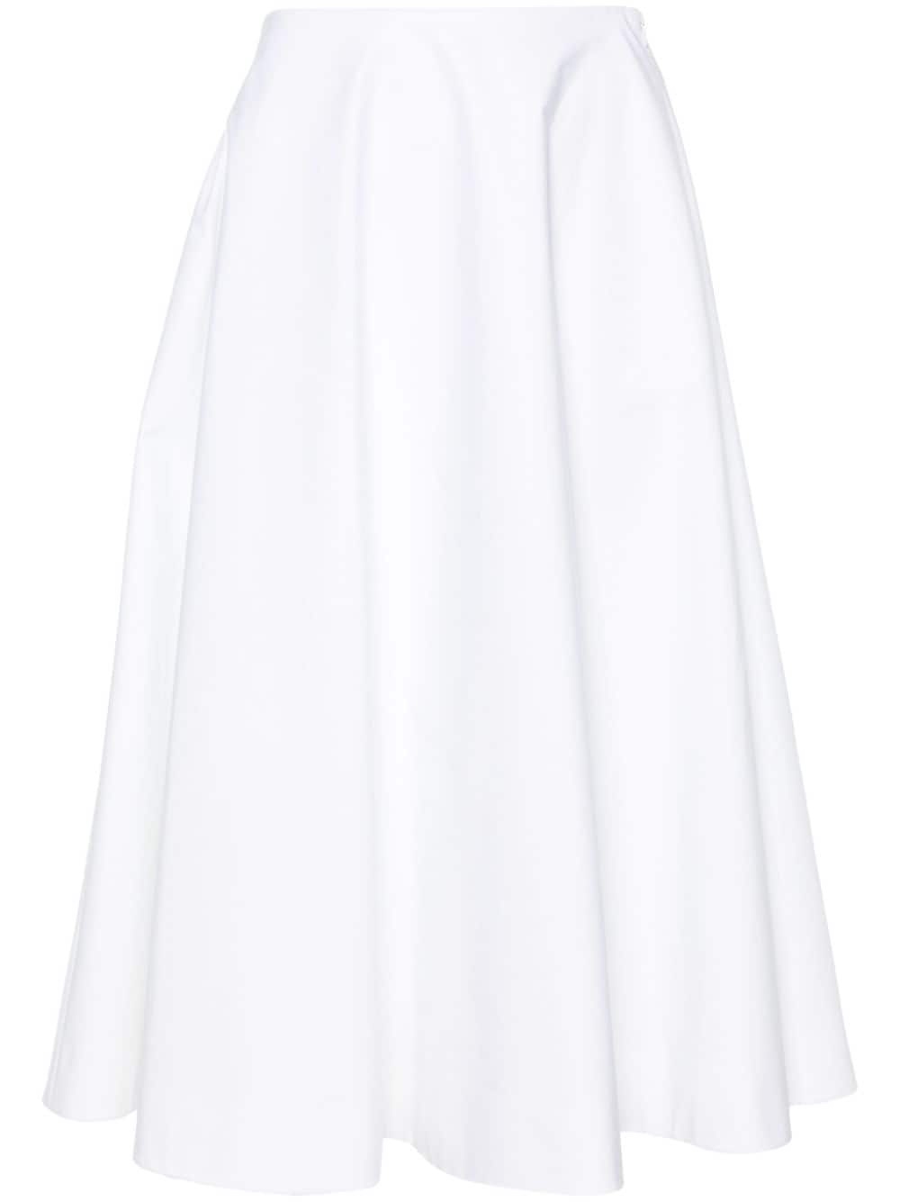 poplin midi skirt - 1