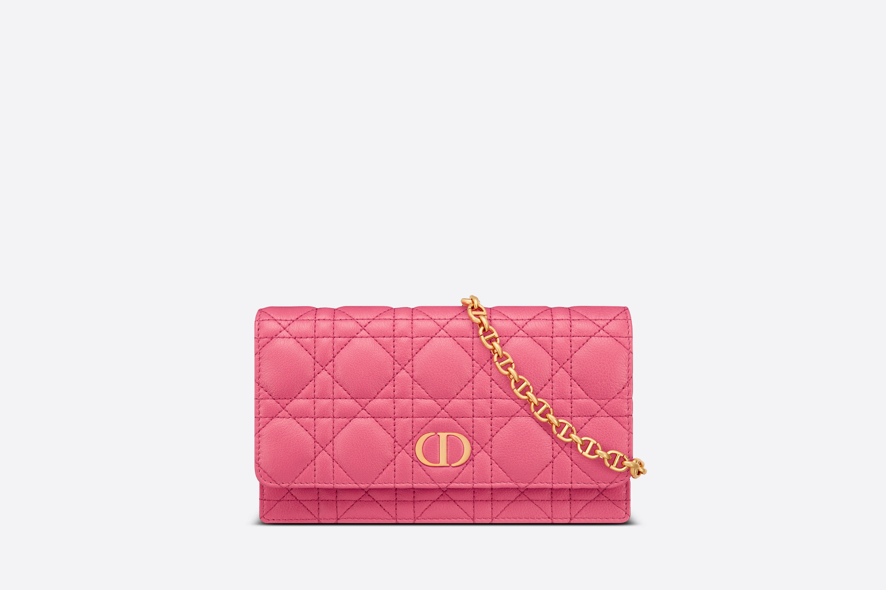 Dior Caro Belt Pouch with Chain - 1