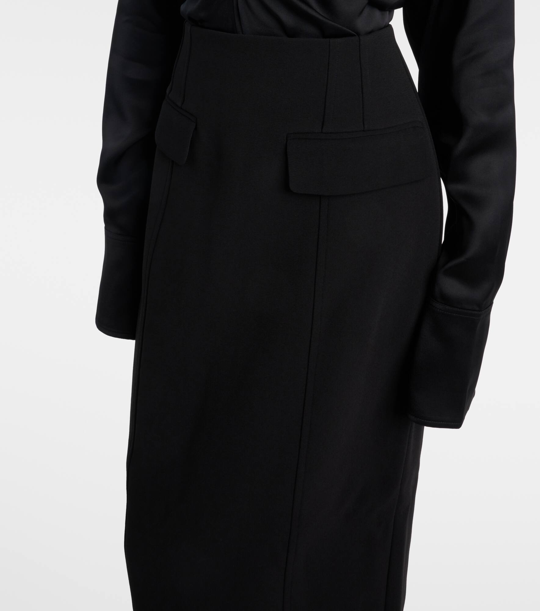 High-rise pencil skirt - 4