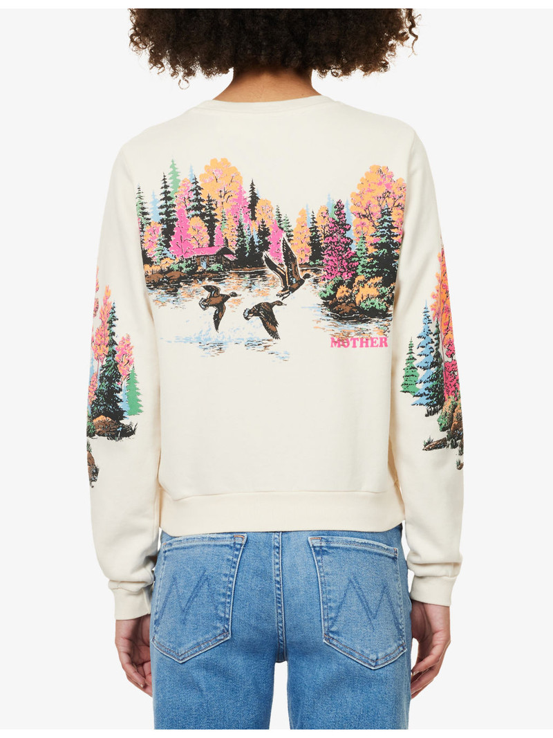 The Camper Graphic Print Cotton Sweatshirt 4