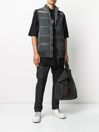 11 by Boris Bidjan Saberi faded padded gilet outlook