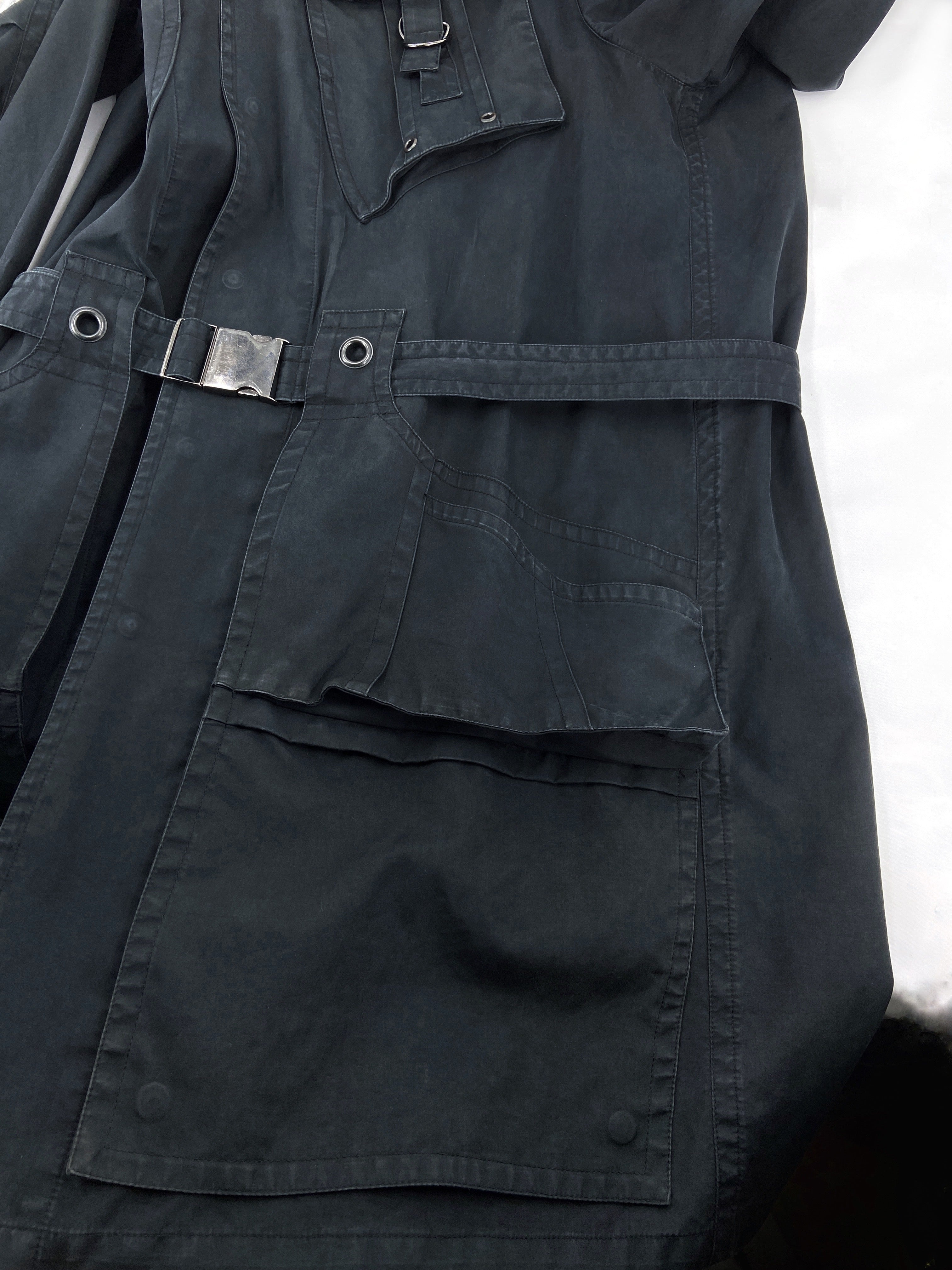 Gucci Spring 2002 Tom Ford Men’s Technical Military N-2B Navy Parka Coat Jacket 48 - 19