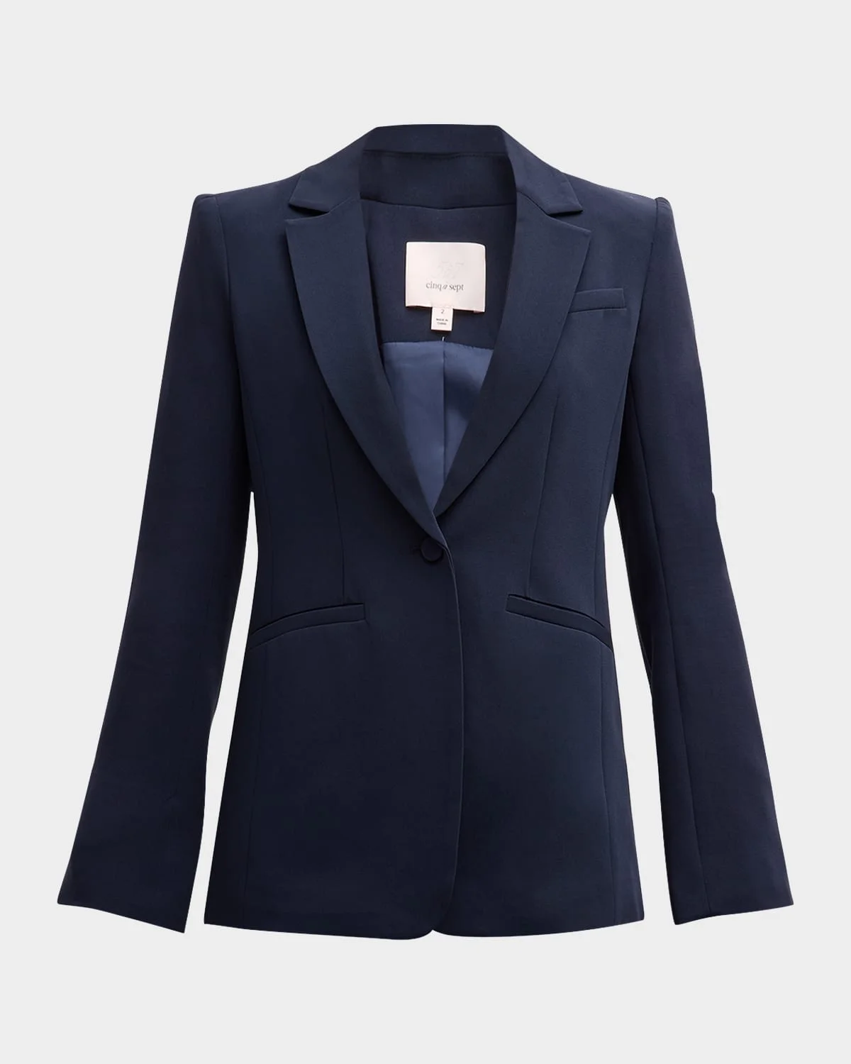 Karlie Tailored Crepe Blazer - 1