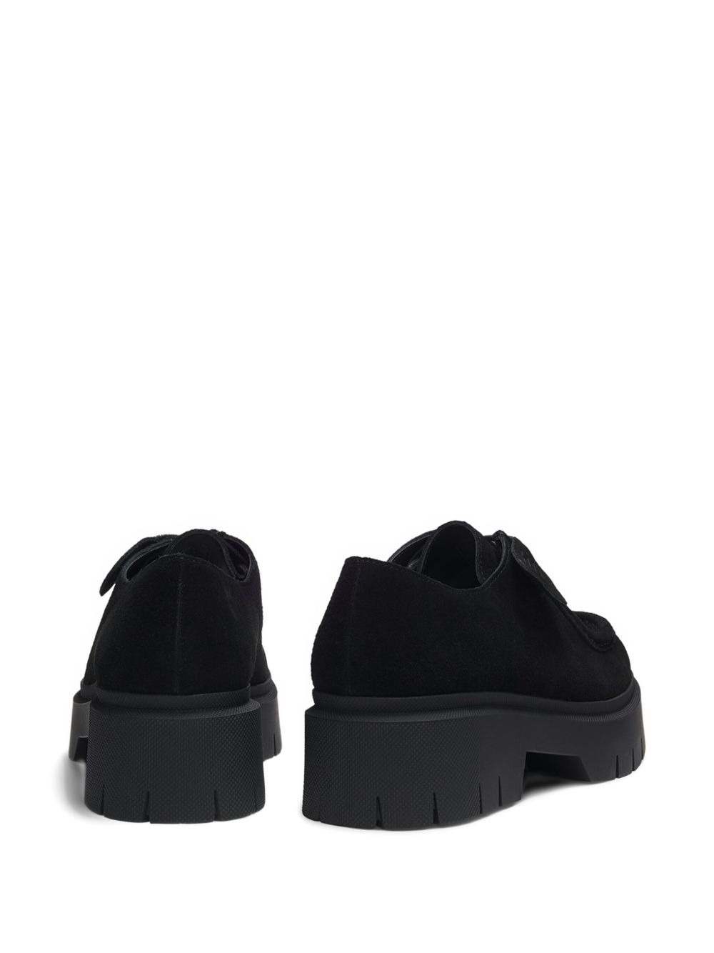 platform derby shoes - 3