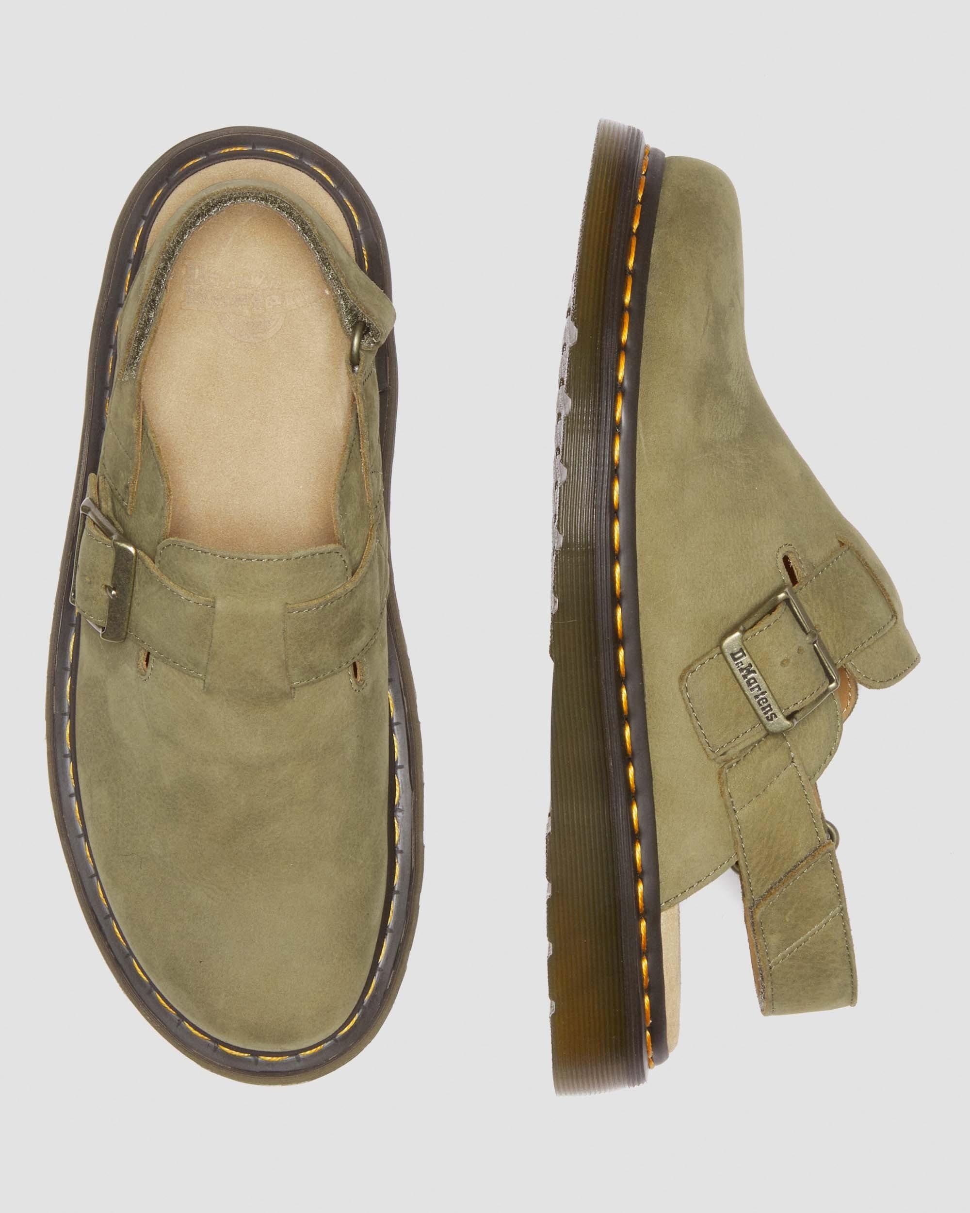Jorge II Tumbled Nubuck Leather Slingback Mules - 2