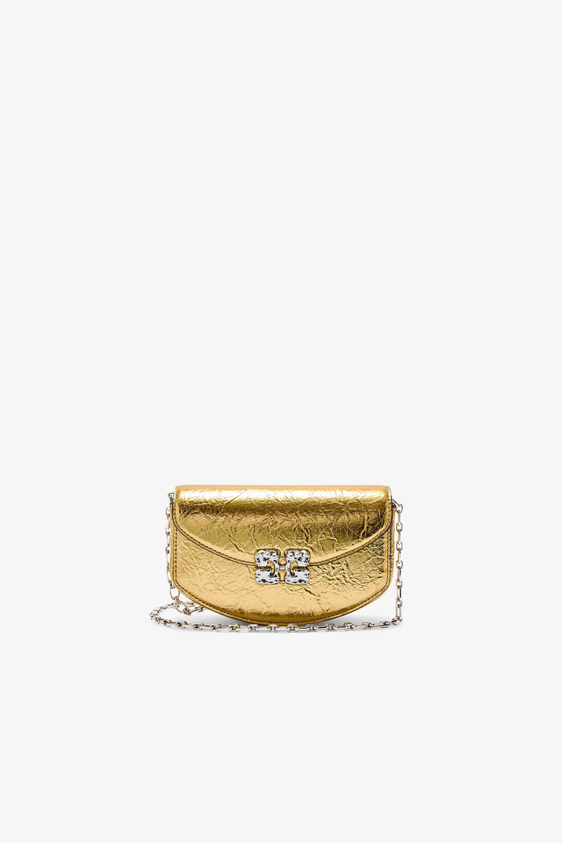 LULU WALLET ON CHAIN IN METALLIC 1