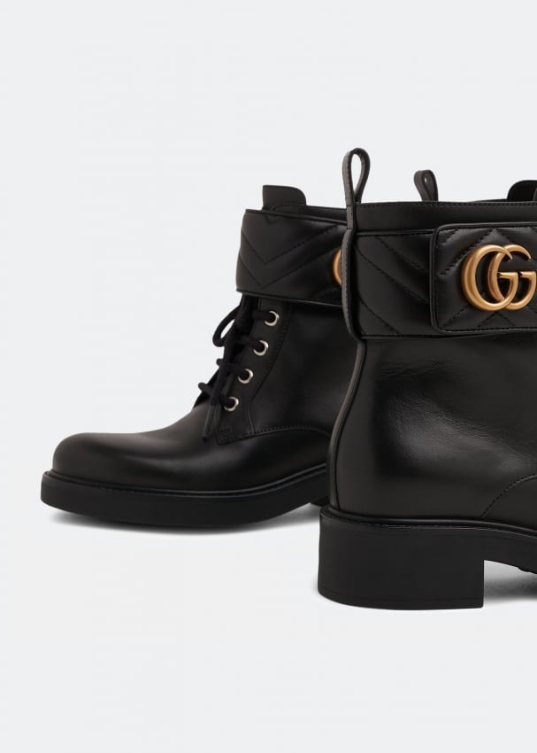 Gucci Marmont Double G Ankle Boots - 3