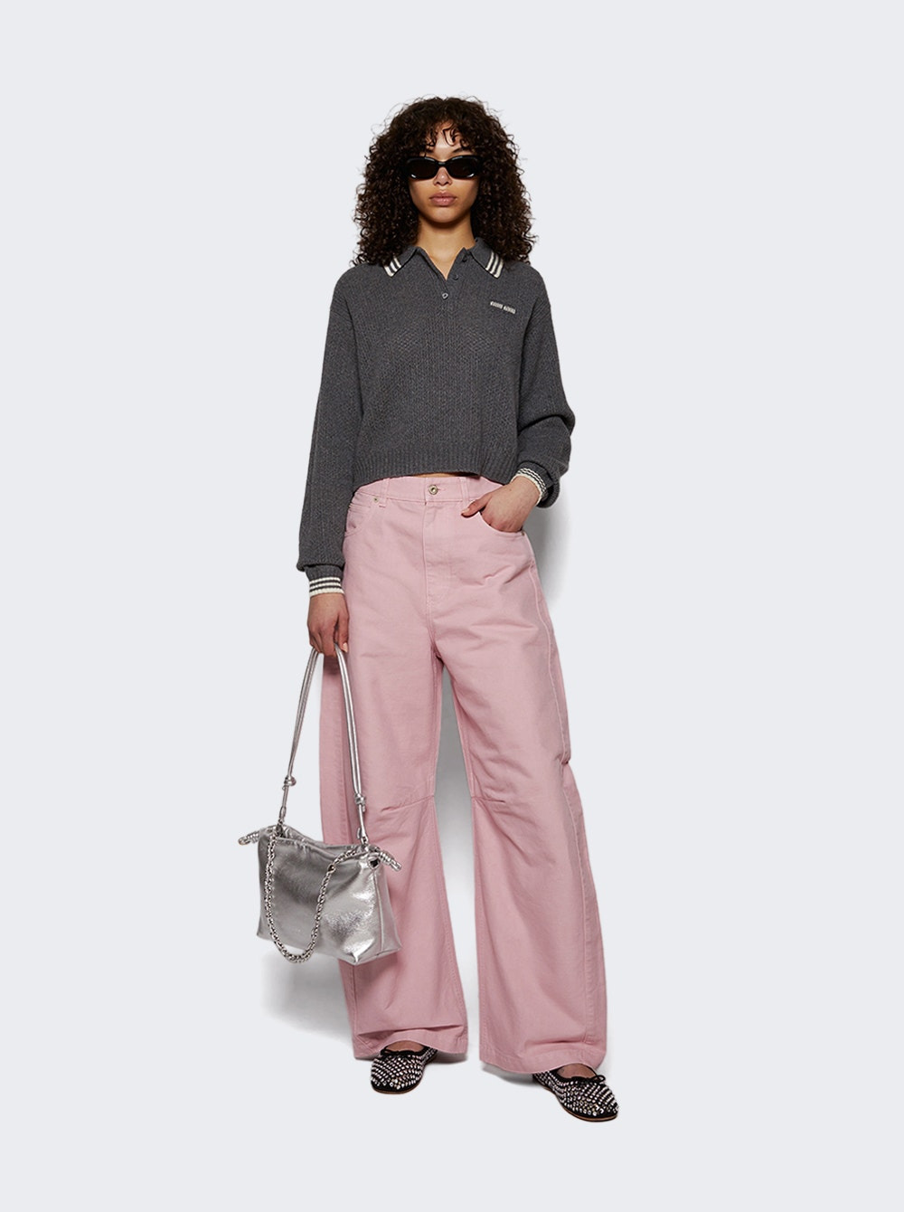 Barrel Trousers Pink - 5