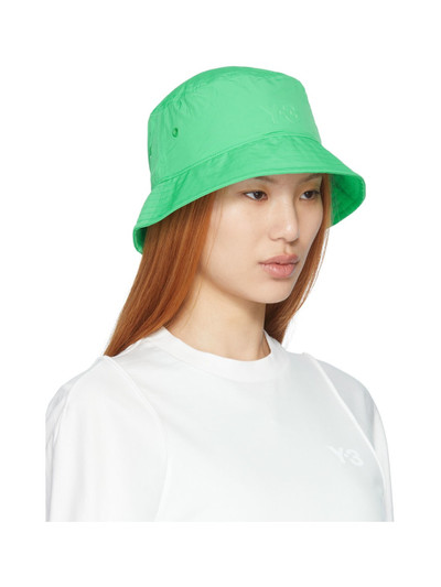 Y-3 Green Logo Bucket Hat outlook