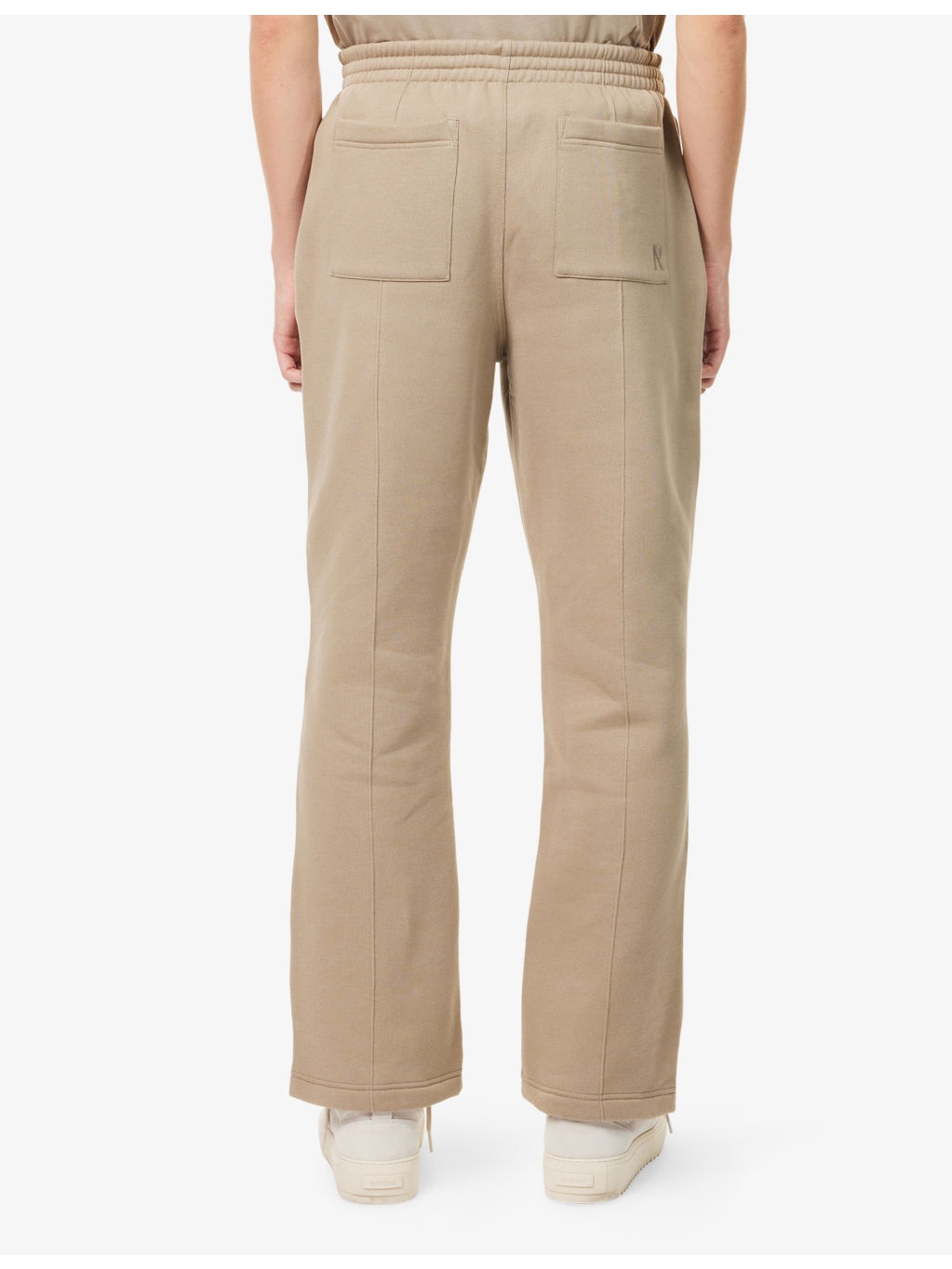 Initial Logo-Print Cotton Jogging Bottoms - 4