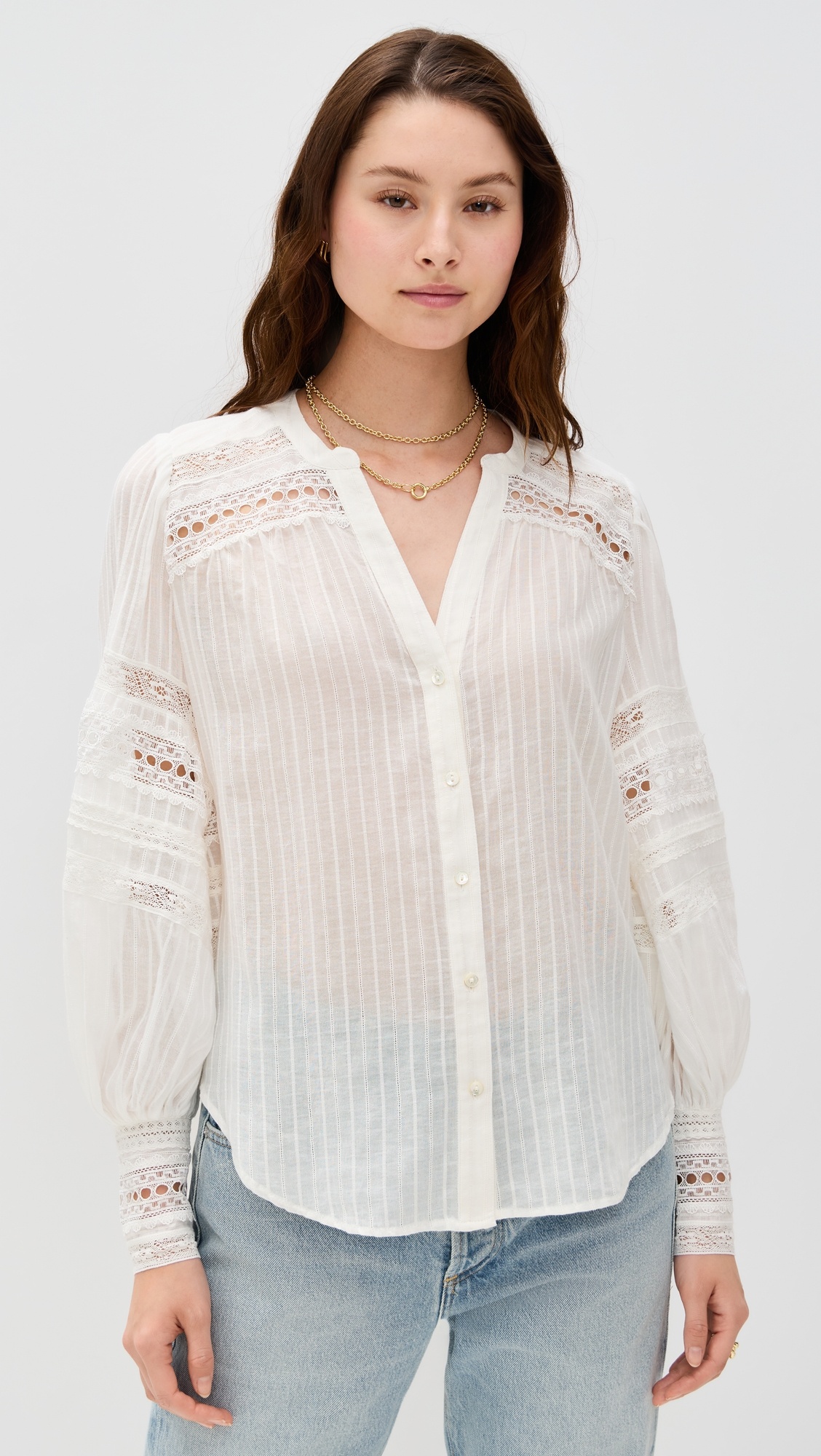 Kiera Trim Blouse - 6