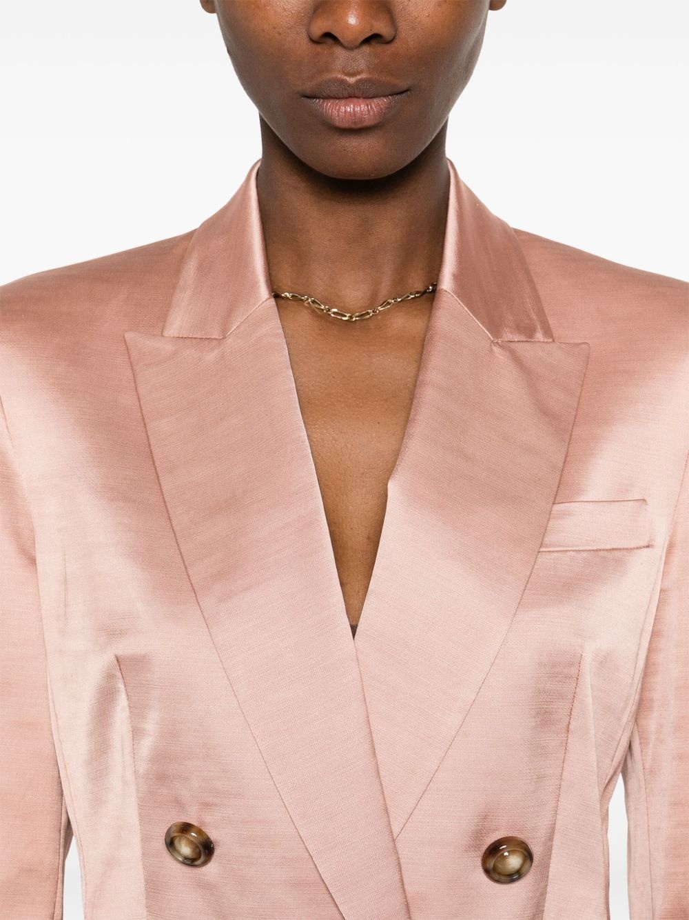 satin blazer - 5