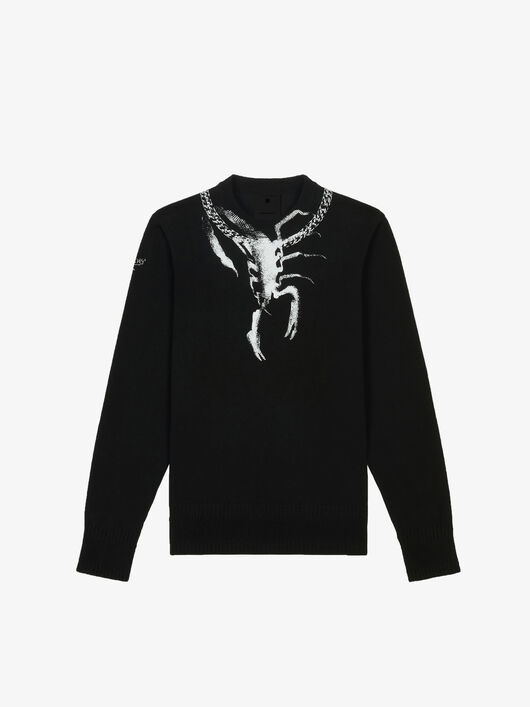 SCORPIO PRINTED SWEATER IN COTTON - 4