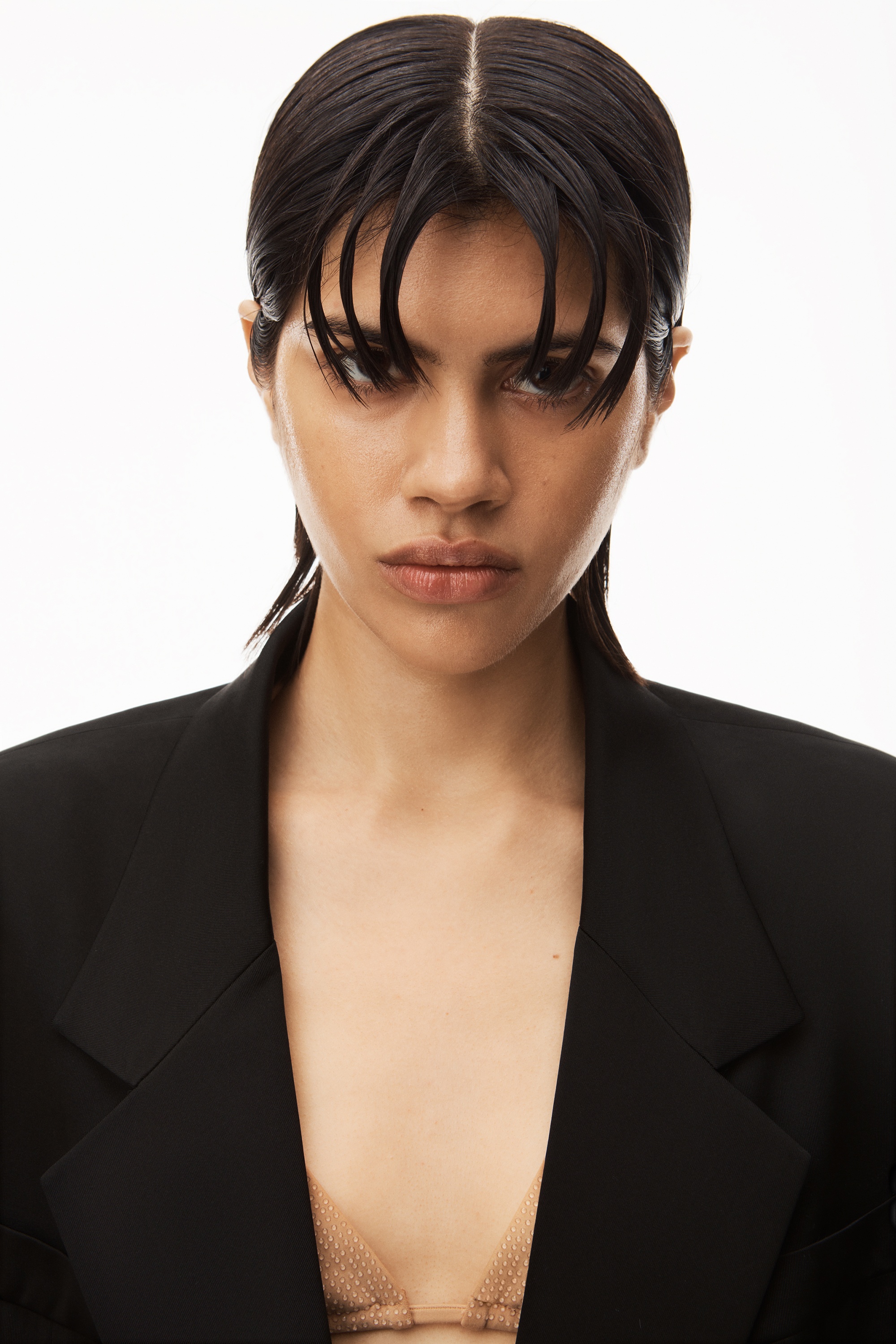 OVERSIZED BLAZER IN SHEER JERSEY - 4