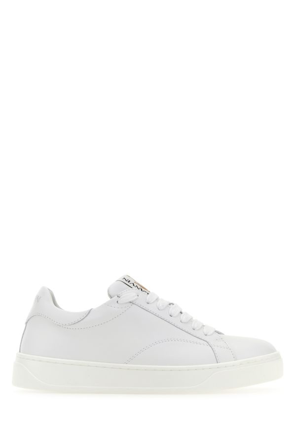 Lanvin White leather DDBO sneakers | gebnegozionline