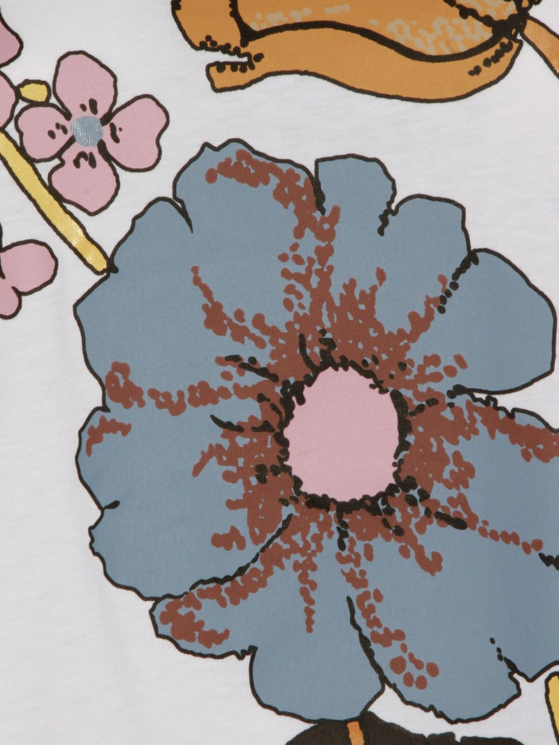 floral-print T-shirt 3