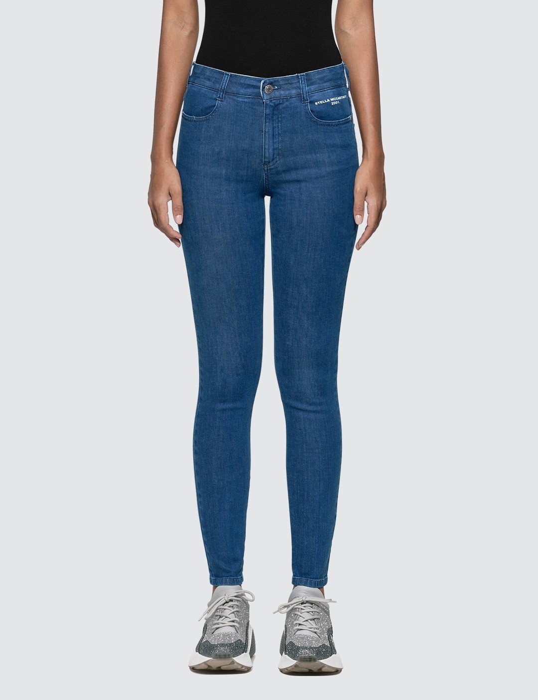 HIGHT WAIST SKINNY JEANS - 1