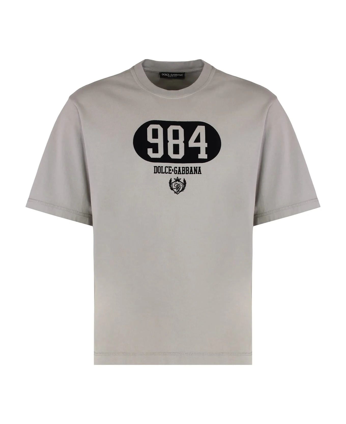 Crew-neck T-shirt In Cotton - 1