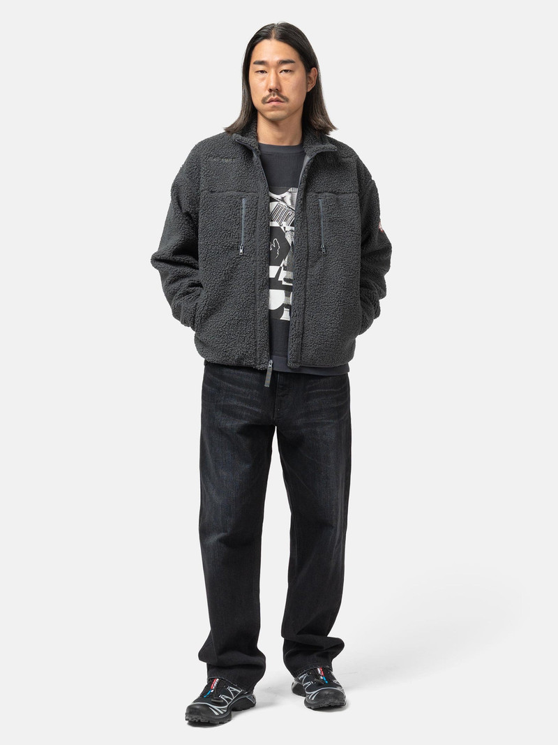 Cav Empt Stand Collar Boa Zip Up Grey outlook