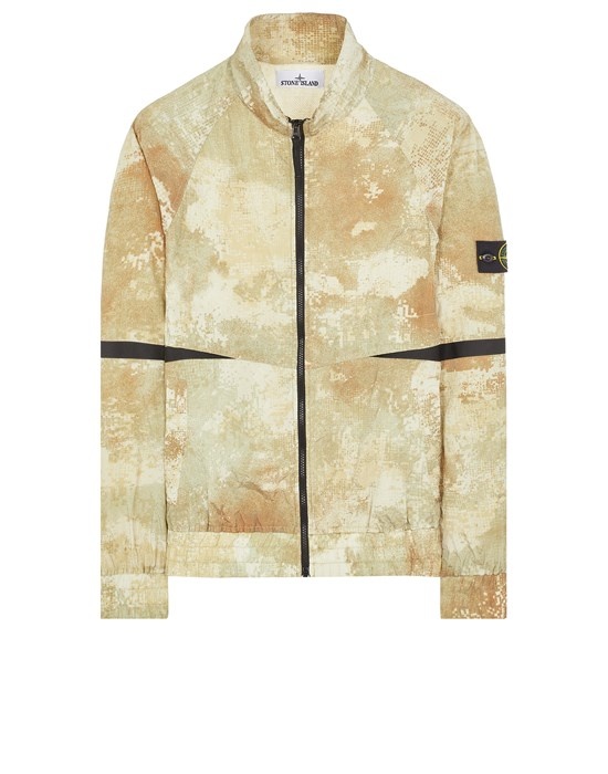 661E1 DISSOLVING GRID CAMO ON ECONYL® REGENERATED NYLON ECRU - 1