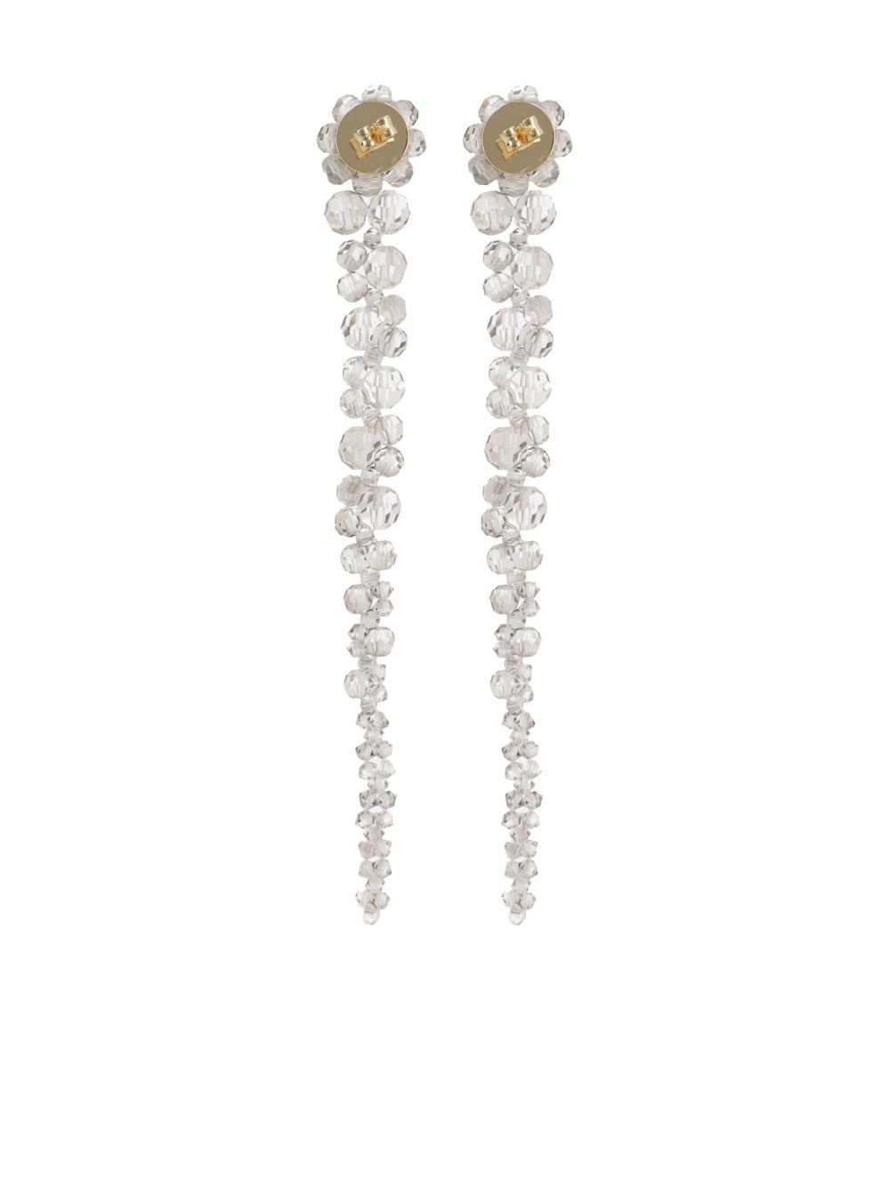 crystal-embellished earrings - 2