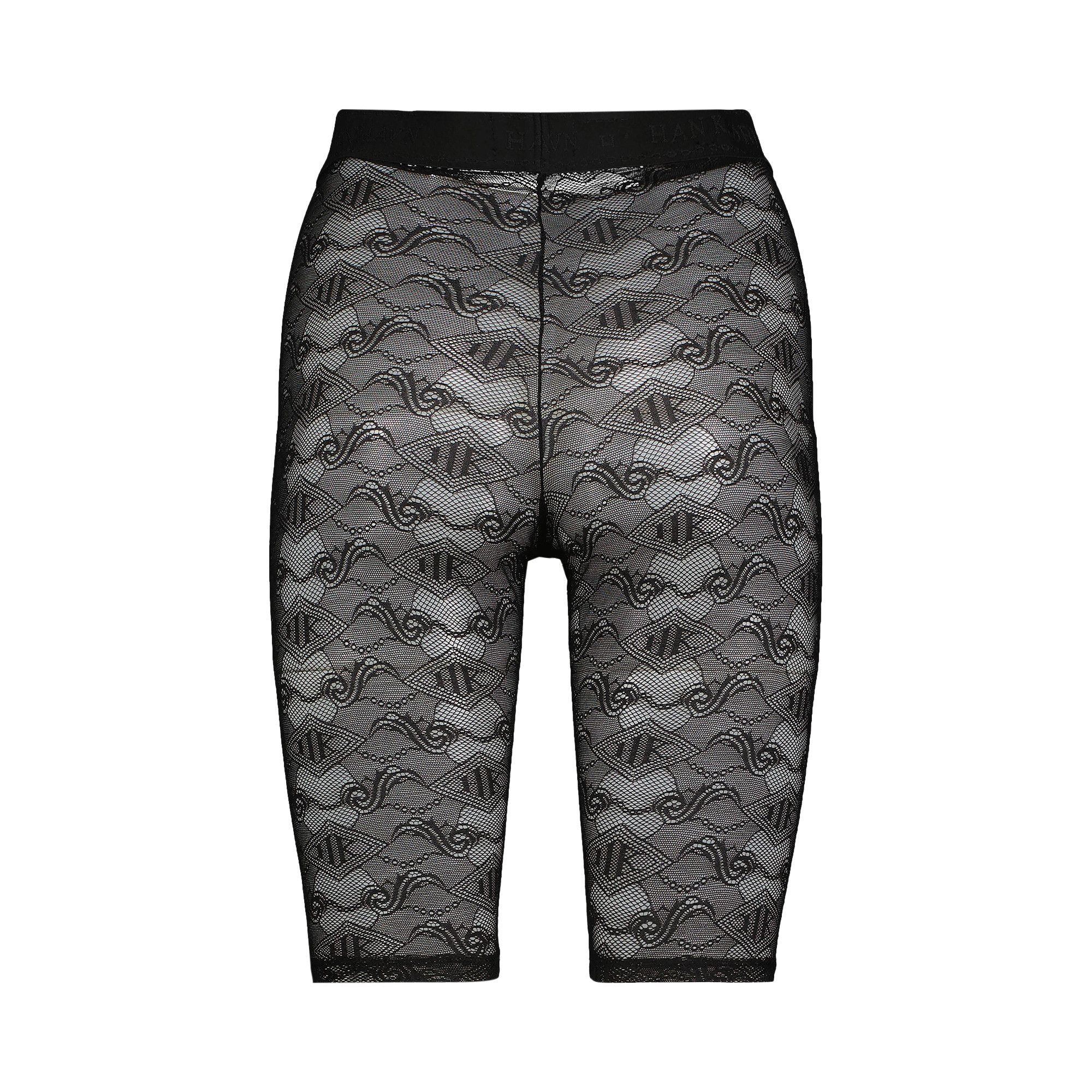 Han Kjøbenhavn Lace Monogram Cycling Shorts 'Black' - 2