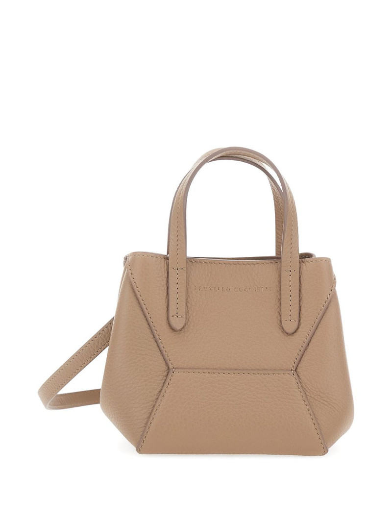 mini BC Duo leather tote bag 4