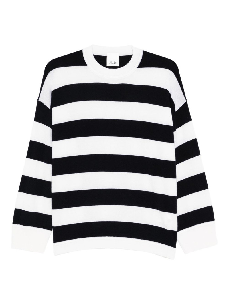 striped-pattern sweater 1