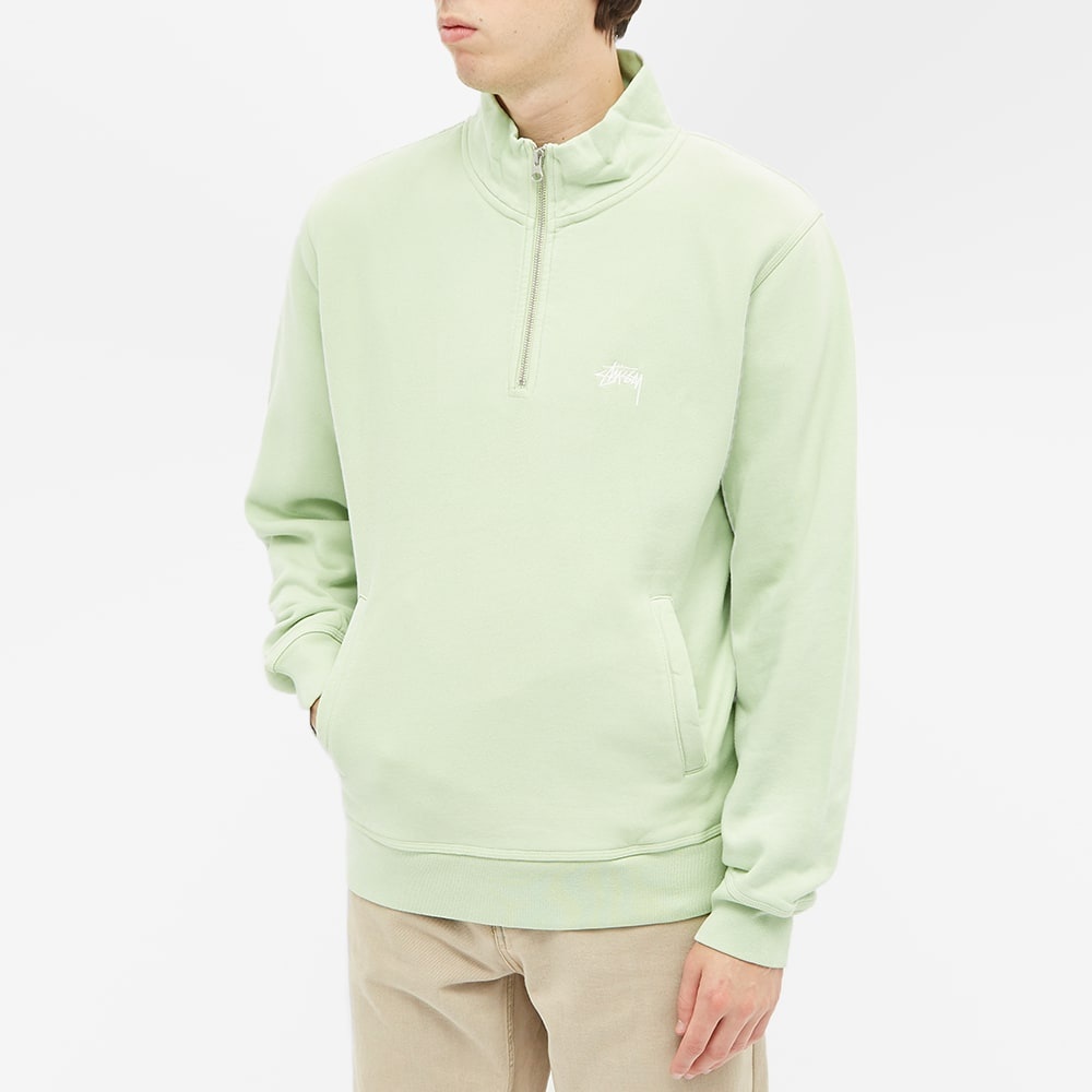 Stussy Logo Half Zip Sweat - 4