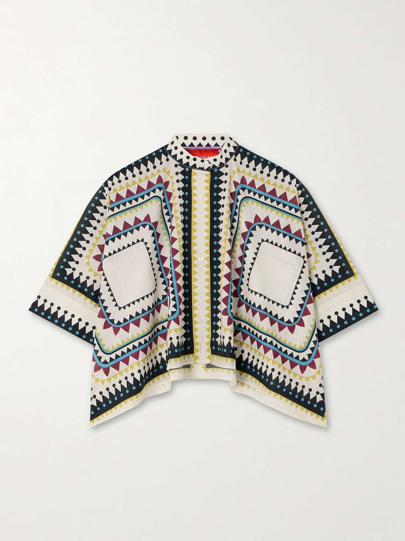 Foulard printed cotton shirt 1