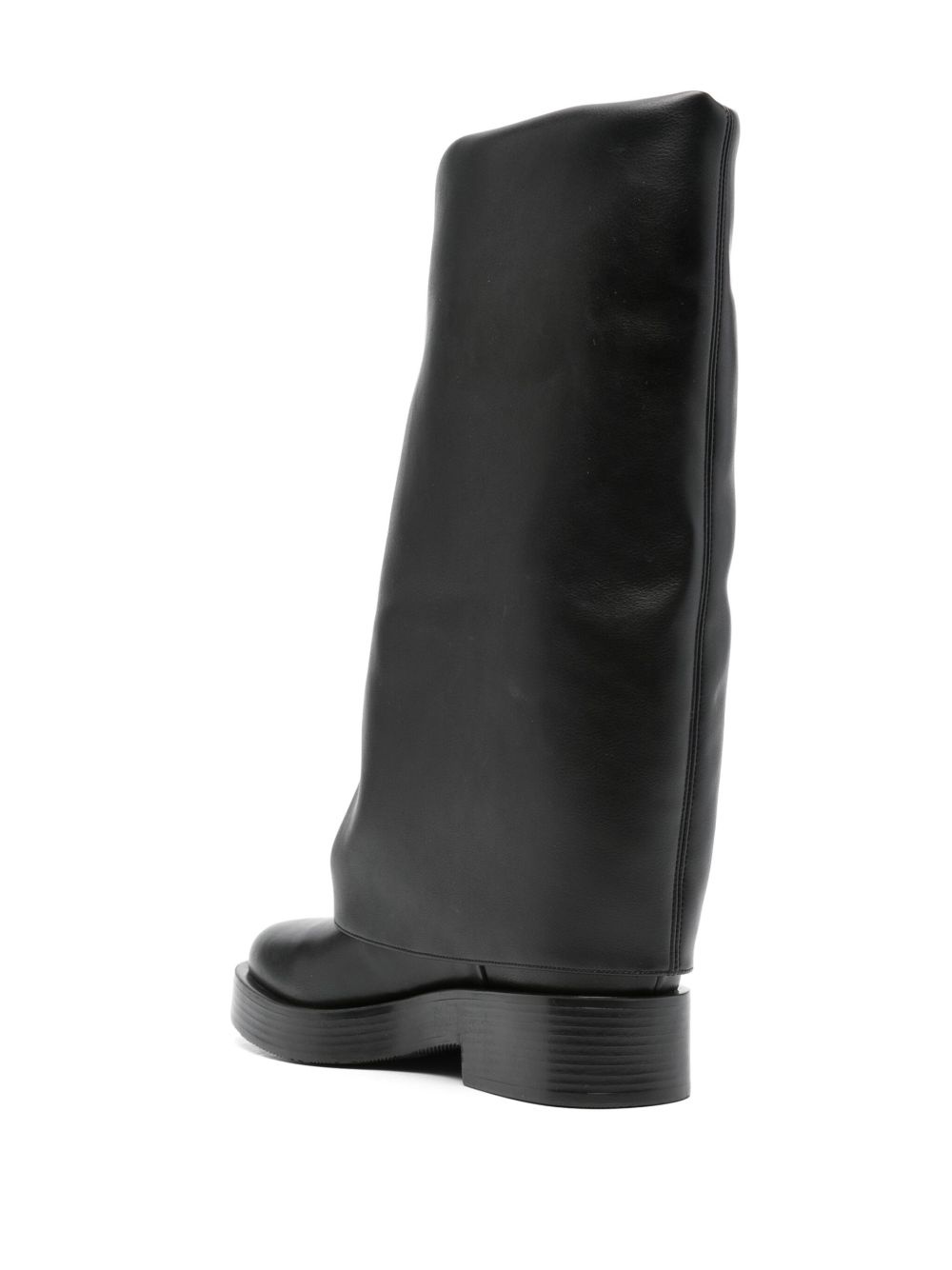 layered mid-calf boots - 3
