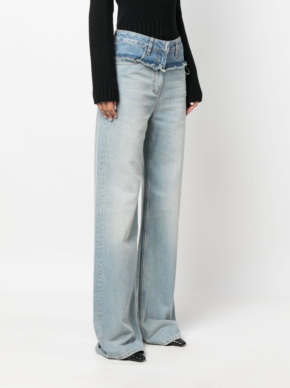 low-rise straight-leg jeans - 3