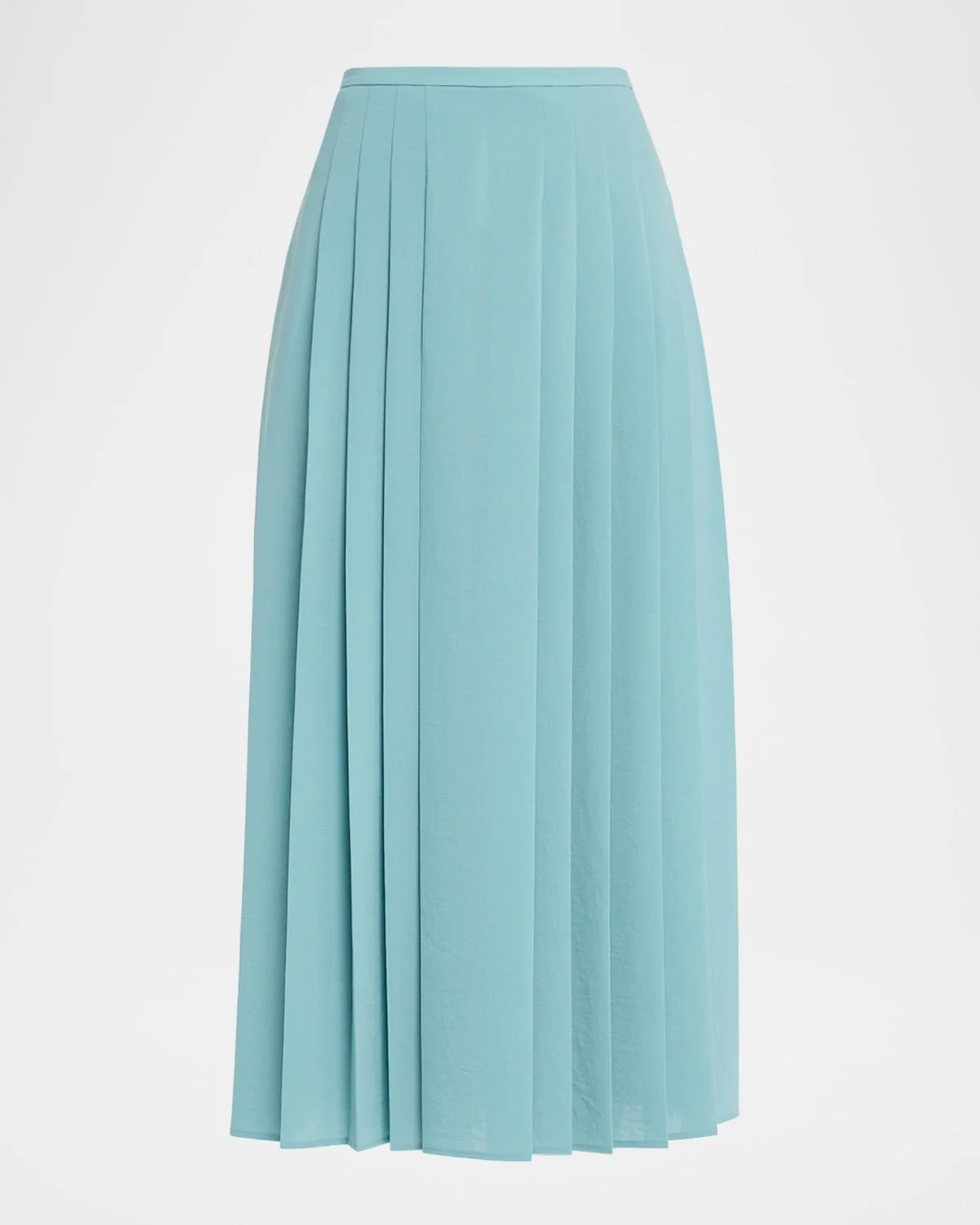 Crete Straight Pleated Midi Skirt - 1